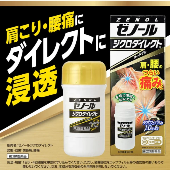 ZENOL Direct 金裝強效肩頸肌肉鎮痛膏 42g