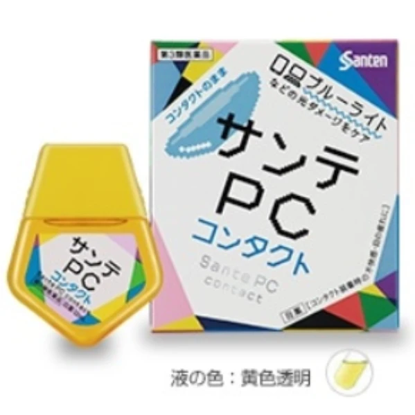 Santen 參天藍盾 抗藍光 PC眼藥水 隱形眼鏡適用款)12mL