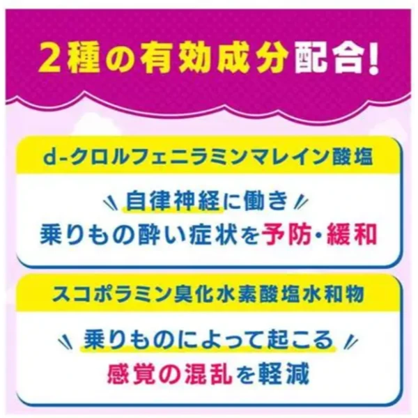 ✨小朋友必備｜衛采 Eisai Travelmin 兒童旅行暈車藥 檸檬味 6錠
