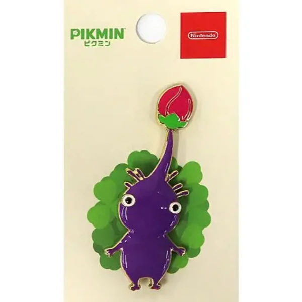 ✨ 日本正版🇯🇵 任天堂 Pikmin 皮克敏【💜紫皮徽章／別針】