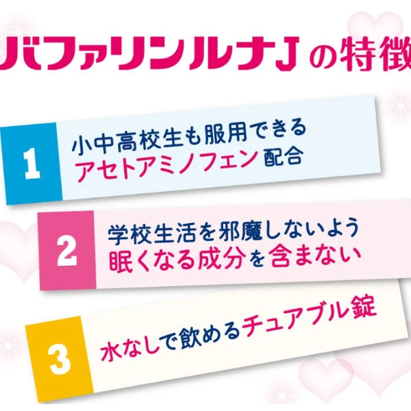 💊日本 LION Bufferin Luna J 兒童止痛12錠 ✨