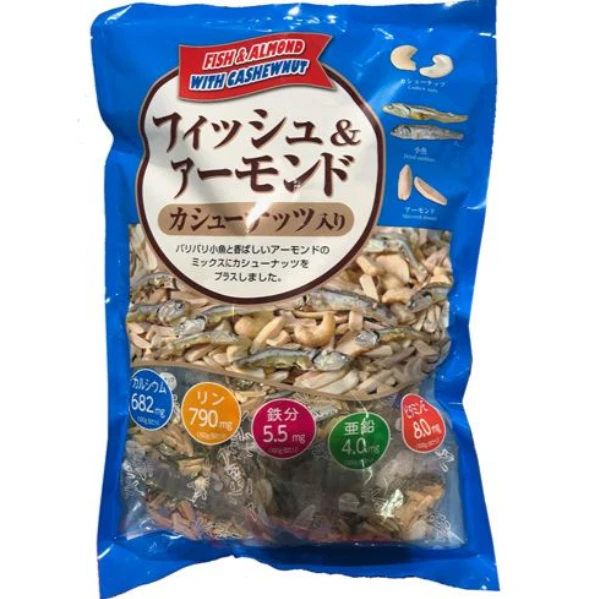 日本好市多Costco限定大包裝豐富均衡腰果杏仁小魚乾420g