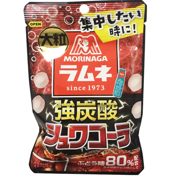 森永製菓 大粒汽水糖 強碳酸可樂味 25g