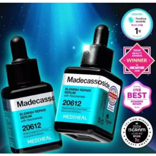 🌿MEDIHEAL 積雪草修護精華  Madecassoside Ampoule 40ml+40ml 超值組