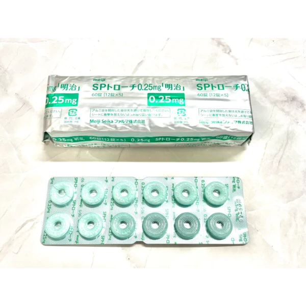 日本處方meiji SP 明治喉片 ＳＰトローチ0.25mg「明治」60錠