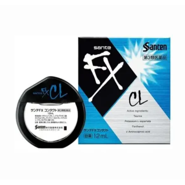參天Sante FX CL 隱形眼鏡 眼藥水 12ml 藍色