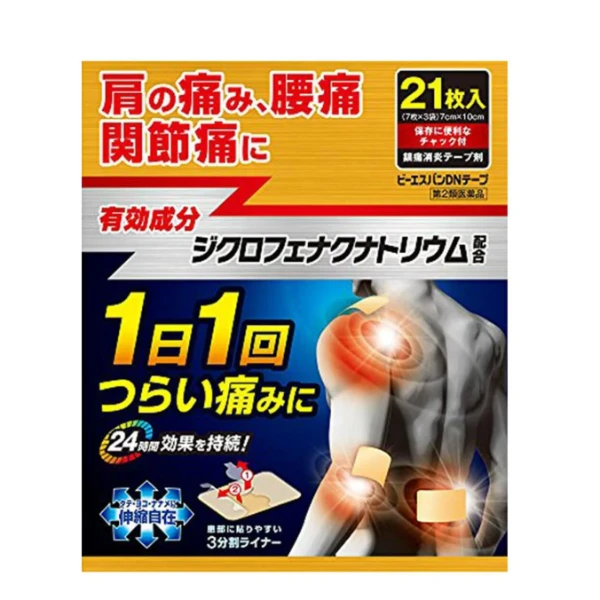 大石膏盛堂 鎮痛消炎 2.0% ZX貼布 21枚入