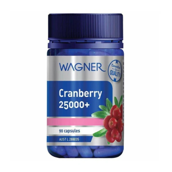 澳洲Wagner 蔓越莓 超濃縮囊25000mg 大容量 90粒