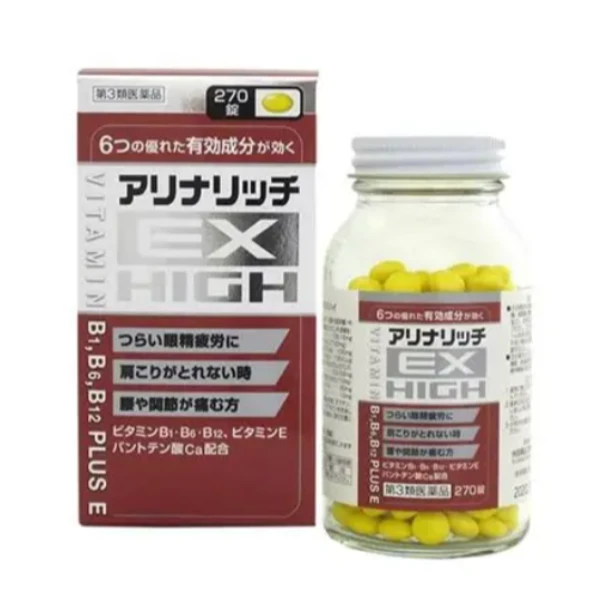 米田藥品工業 Alinarich EX HIGH 合利他命強效B群 270錠