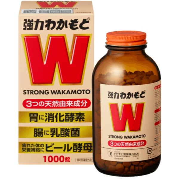 WAKAMOTO若元錠腸胃藥1000錠 益生菌 強力益生菌 乳酸菌