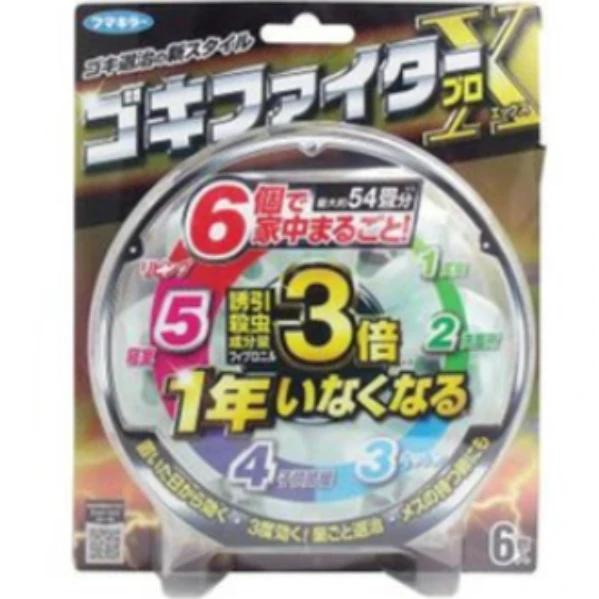 FUMAKILLA 福馬蟑螂鬥士PRO X 蟑螂屋 1年用 6入