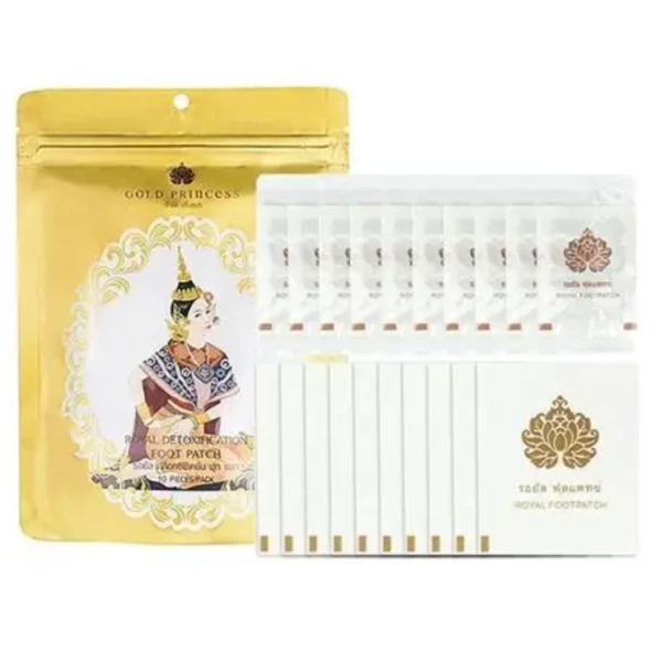 🎋 泰國 GOLD PRINCESS 皇家竹酢足貼｜10片入
