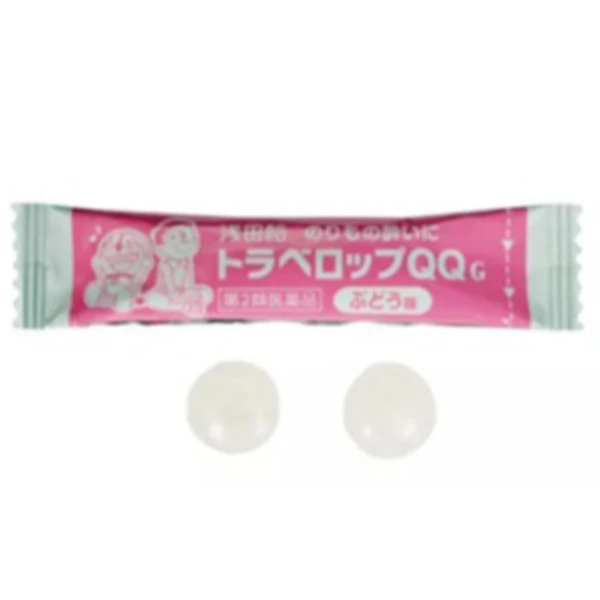 💜淺田飴 哆啦A夢兒童暈車藥 8錠（葡萄味）