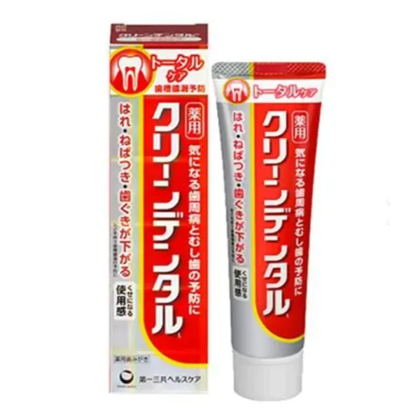 第一三共 Clean Dental 口腔保健藥用牙膏 深層全面護理(紅) 100g