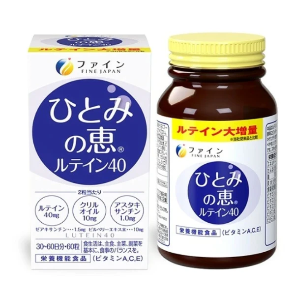 日本FINE JAPAN 40瞳之惠高純度葉黃素 60粒